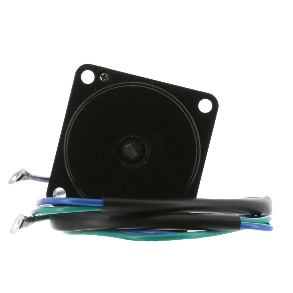 Black square motorcycle horn with wiring