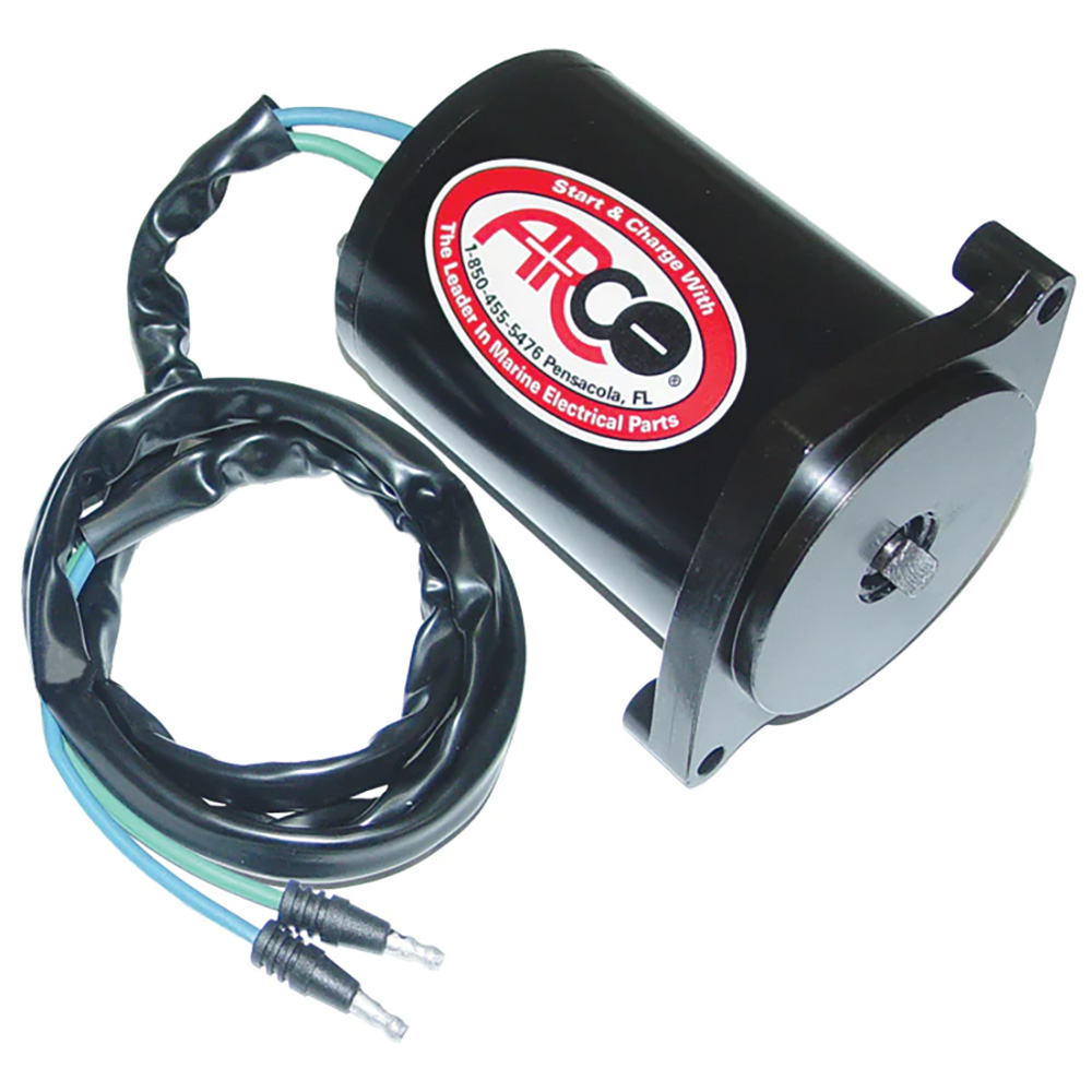 Marine electrical motor with cable