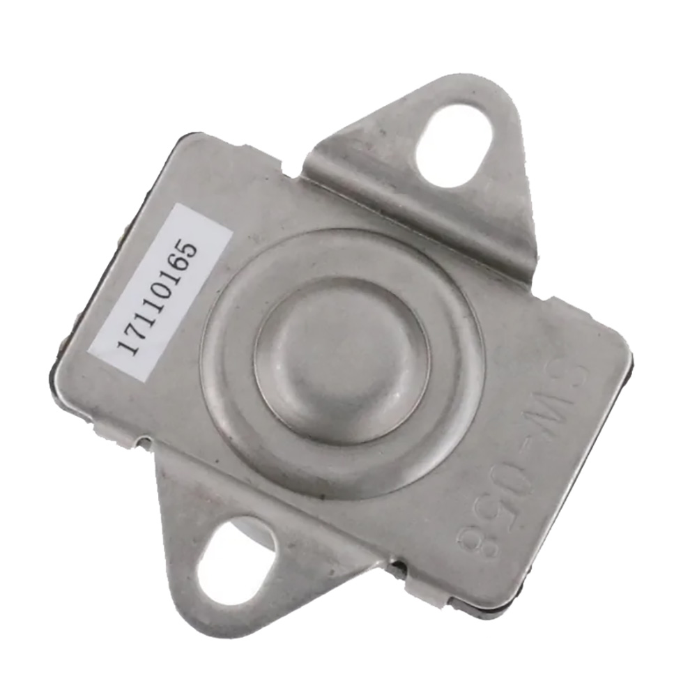 Metal thermal protector with mounting holes