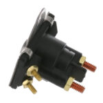 Ignition starter switch with metal connectors.