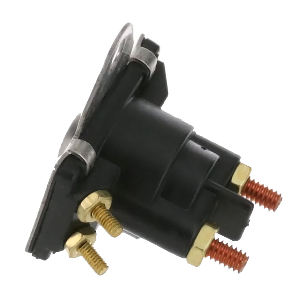 Ignition starter switch with metal connectors.