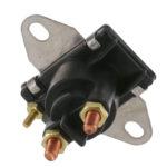 Automotive starter solenoid with copper connectors