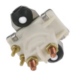 Close-up of starter solenoid switch component