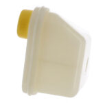 White plastic bottle with yellow cap