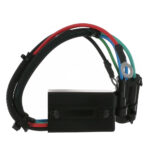 Electrical wiring harness with connectors and cables