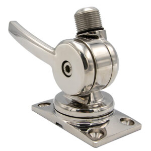 Stainless steel adjustable lever handle bracket