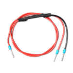 Red and black electrical wiring cable