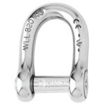 Metal shackle with WLL 320kg marking.