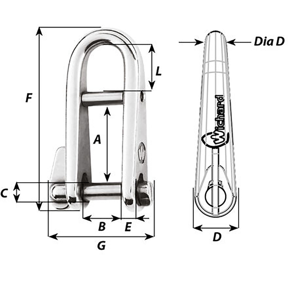 Metal fitting dimensions diagram with measurements.