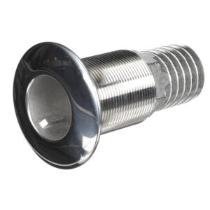 Stainless steel plumbing fitting, threaded design