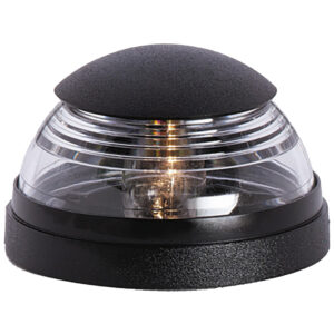 Black LED wall light fixture