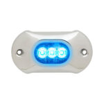 Blue LED underwater boat light