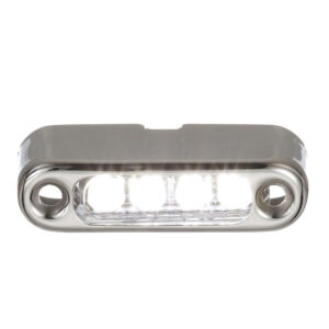 LED truck and trailer lights, sleek chrome design