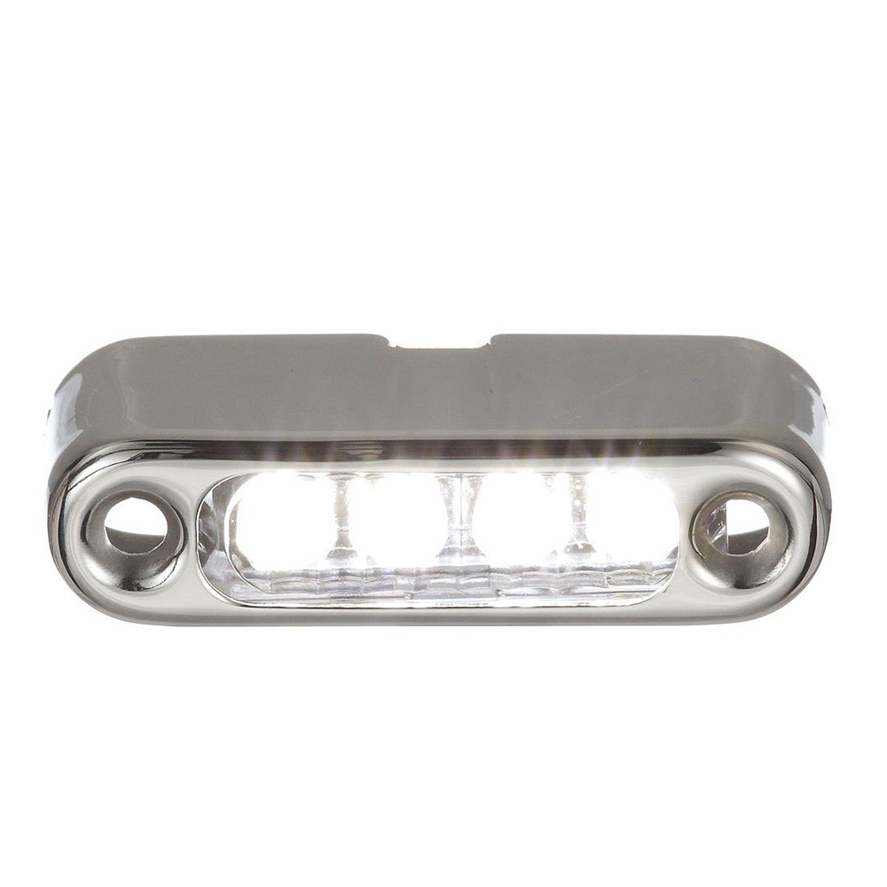 LED truck and trailer lights, sleek chrome design