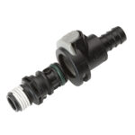 Quick-connect car fuel line connector