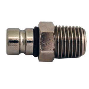 Metal hydraulic hose fitting connector