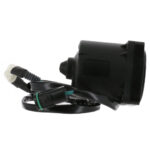 Black automotive sensor with wire connectors