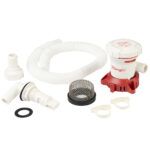 Marine bilge pump set with accessories