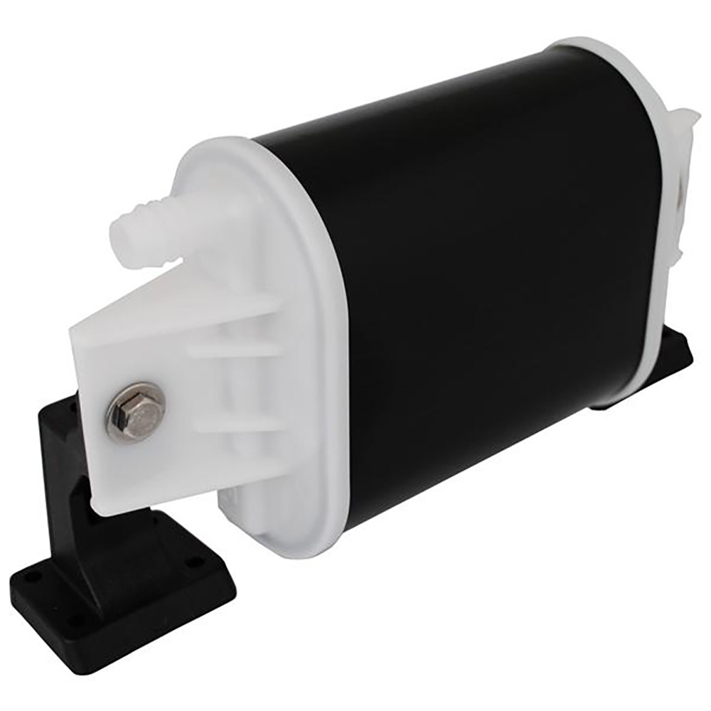 Black and white cylindrical industrial filter