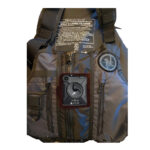 Life jacket with Axon body camera attached.