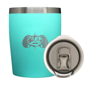 Teal drink tumbler with removable lid