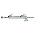 Hydraulic cylinder with brass fittings