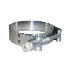 Stainless steel T-bolt hose clamp