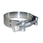 Stainless steel heavy-duty T-bolt clamp