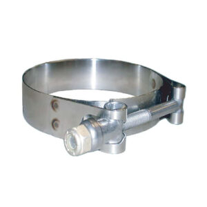 Stainless steel T-bolt hose clamp
