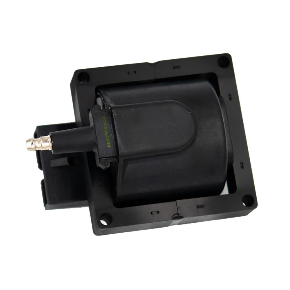 Black ignition coil module for automotive engine systems.