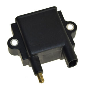 Black automobile ignition coil pack