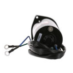 Electric motor with cables and connectors.