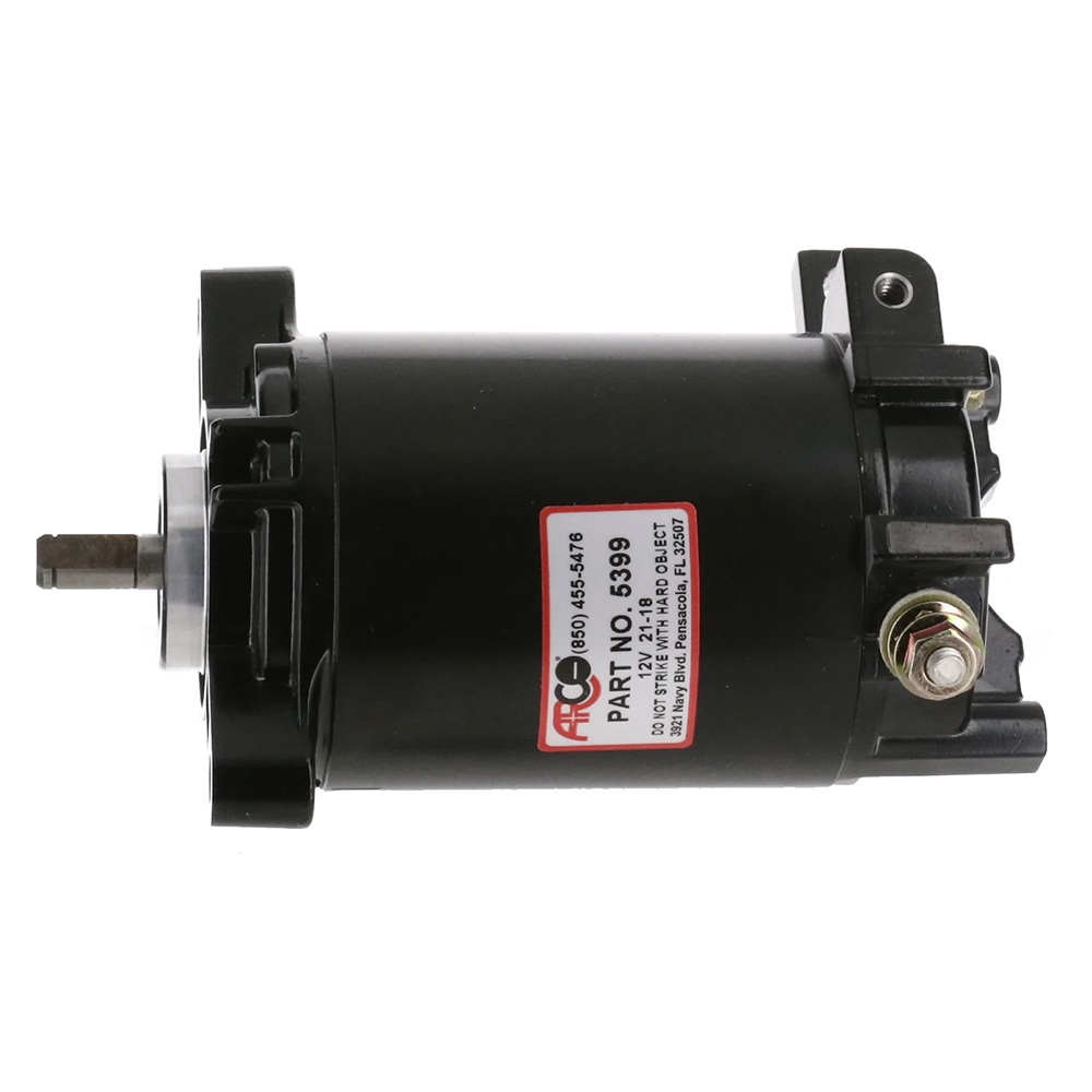 Black electric motor with label Part No. 5399.