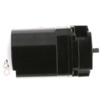 Black cylindrical electrical motor component
