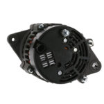 Car alternator on white background