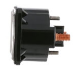 Black ignition starter switch with copper terminals