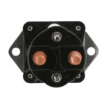 Automotive starter relay solenoid with copper terminals