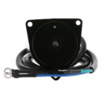 Electrical component with black coiled wires