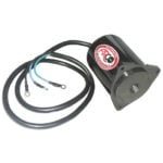 Electric motor with attached cables
