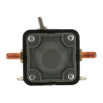 Front view of an automotive circuit breaker.
