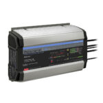 ProMariner marine battery charger, 36 Amp, black and gray.