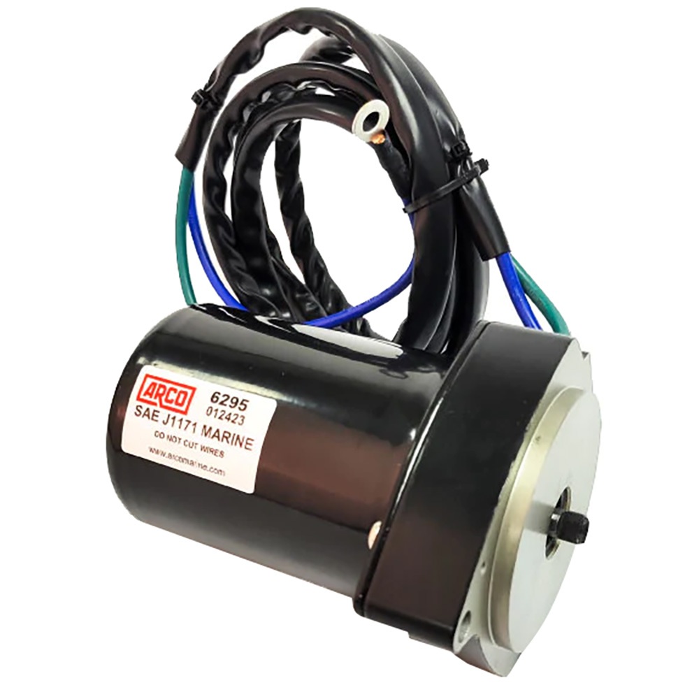 ARCO marine motor with attached cables