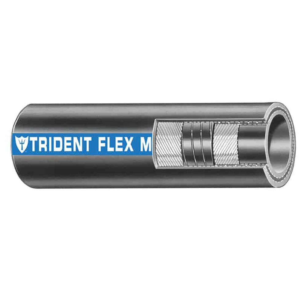 Trident flex marine fuel hose illustration