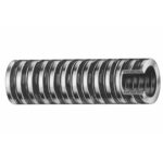 Steel flexible metallic conduit for wiring protection.
