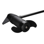 Black boat trolling motor propeller