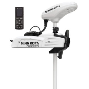 Minn Kota PowerDrive trolling motor and remote control
