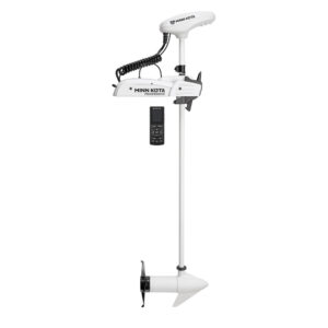 Minn Kota trolling motor with remote control.