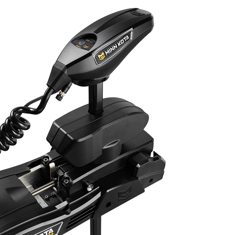 Minn Kota trolling motor with digital display.