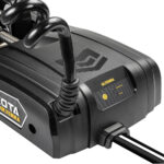 Ulterra motor component with cables and label