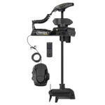Minn Kota Ulterra trolling motor with remote control.